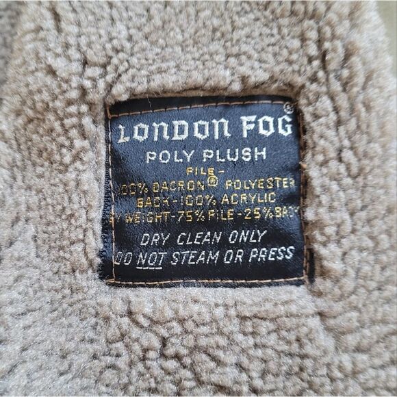 London Fog Single Breasted Trench Coat Removable Fleece Lining 40 - Picture 4 of 16